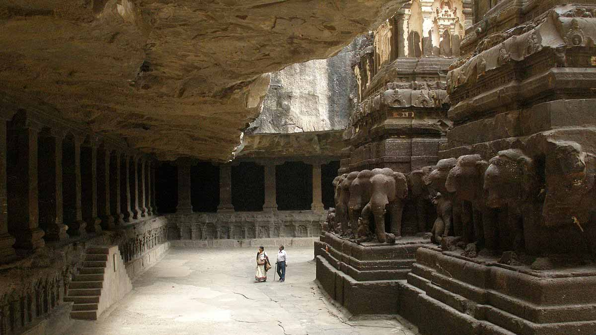 Some historical caves located in India