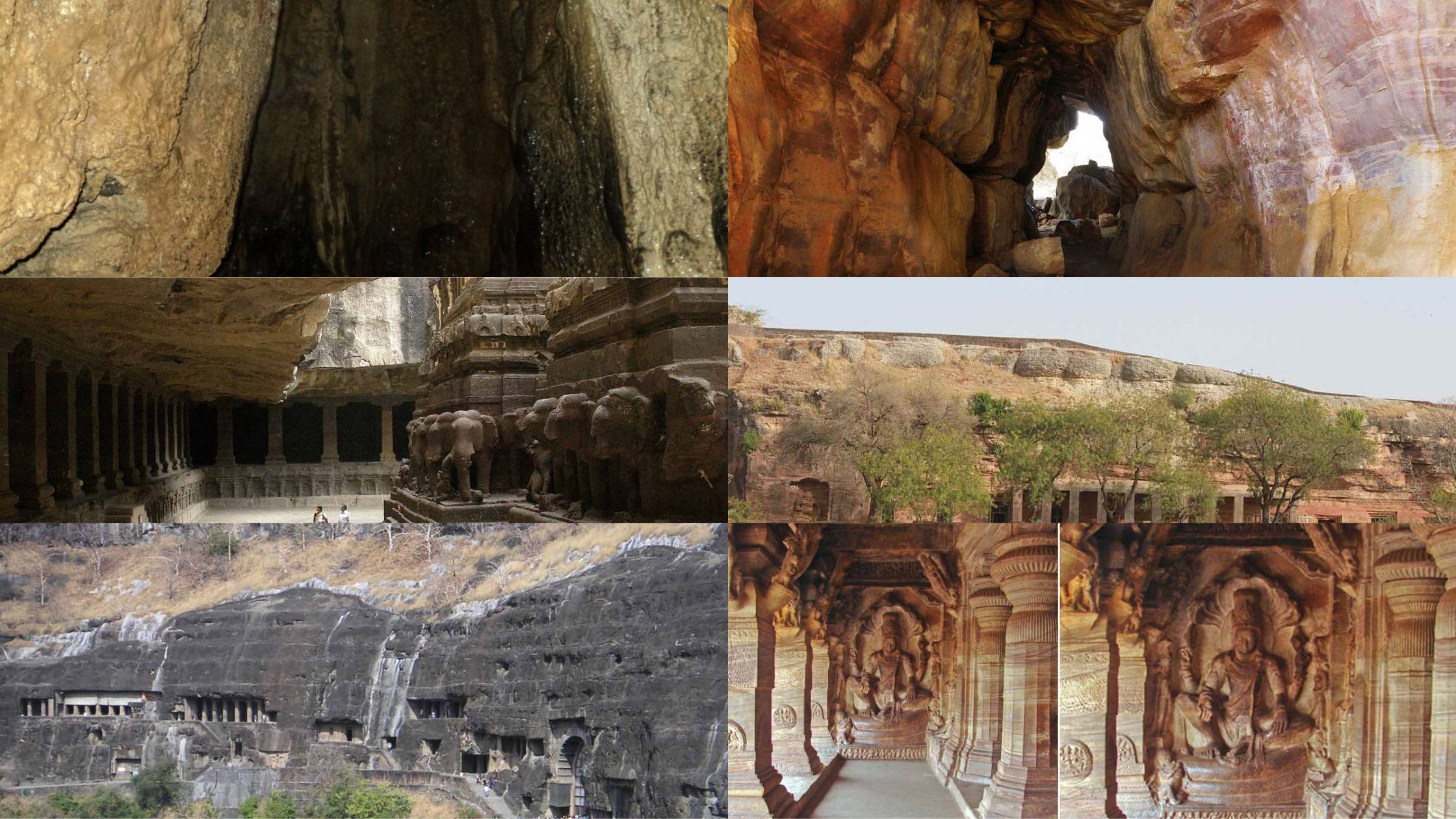 bharat ki etihasik gufayen